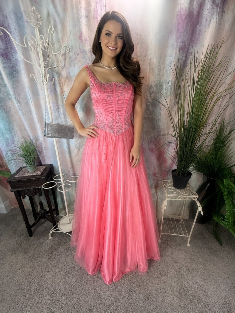 📌MY Fashion Richly Beaded Princess Formal - Prom -  Quinceanera - Sweet 16 Gown